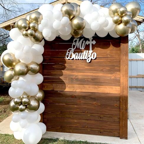 RUBFAC 70pcs 5 Inch White Balloons and Ribbon, Thick Latex Balloons for Birthday Wedding Baby Shower Graduation Anniversary Party Decorations in Saudi Arabia