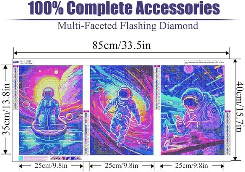 5D Large Diamond Art Painting,Moon Diamond Painting Kits for Adults,DIY Full Drill Crystal Rhinestone Chinese style Arts and Crafts,Gem Art Painting with Diamond Home Wall Decor 27.5 X 15.7inch in Saudi Arabia