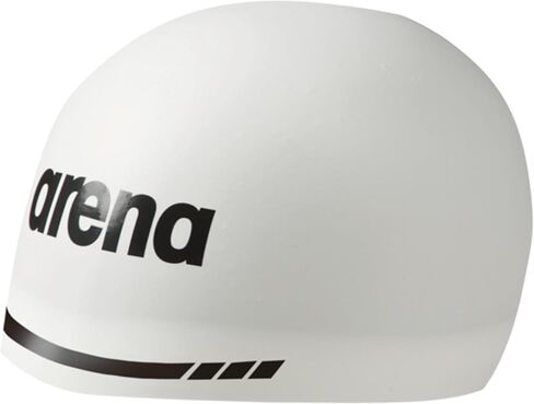 Arena Unisex Silicone 3D Racing Swim Cap High Performance Hydrodynamic Bathing Cap for Professional Athletes, Fireflow/White, Large in Saudi Arabia