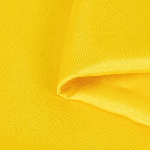 pson Yellow Satin Fabric - 98 Inch/2.5m Wide by The Yard, Soft Silky Fabric for Wedding Dress, Sewing, DIY Crafts, Clothing Making, 3 Yards in Kuwait