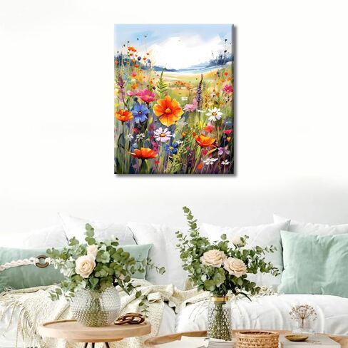 Paint by Numbers for Adults Acrylic Eye by Number Carp Paint by Number Kits Colorful Butterflies Paint by Numbers for Adults Beginner Abstract Artwork Wall Decor Oil Painting, 16"x 20" Unframed in Kuwait