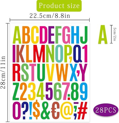 1400 Pcs 28 Sheets 2 Inch Letter and Number Stickers Self Adhesive Vinyl Waterproof Mailbox Numbers Stickers for Scrapbooking Crafts，Mailbox,Window,lockers, Home,Craft, Arts, DIY (Black) in Kuwait