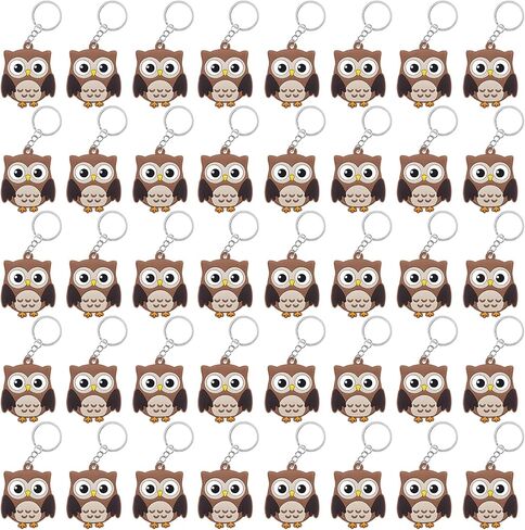 CiciBear 24 Pack Owl Necklace Party Favors with Mardi Gras Beads for Forest Friends Woodland Animals, Party Favors, Home Decorations, Birthday Celebrations in Kuwait