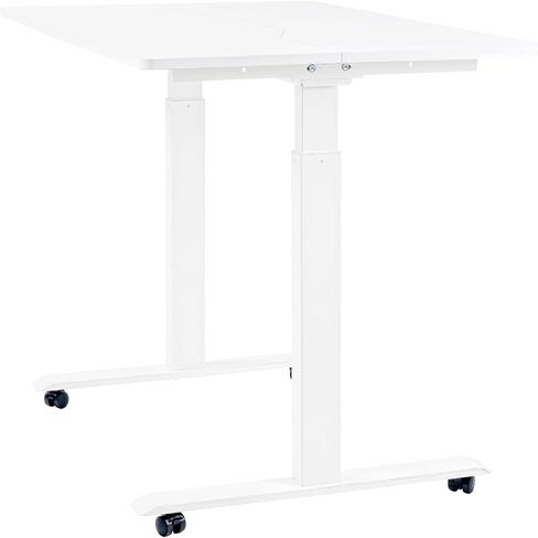 SuperHandy Standing Desk Adjustable Height (48'' x 30''), 3 Memory Presets - Large Electric Sit-Stand Adjustable Height up to 49'' - Rustic Wood in Kuwait
