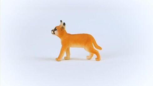 Schleich Wild Life Female Caracal Toy Fusure - لعبة حيوانية أصيلة ومفصلة للغاية ، متينة للتعليم واللعب المرح ، لعبة مثالية للبنين والبنات ، الذين تتراوح أعمارهم بين 3+ in Saudi Arabia