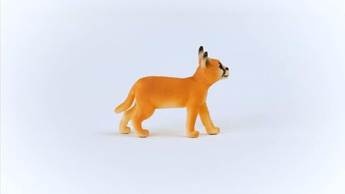 Schleich Wild Life Female Caracal Toy Fusure - لعبة حيوانية أصيلة ومفصلة للغاية ، متينة للتعليم واللعب المرح ، لعبة مثالية للبنين والبنات ، الذين تتراوح أعمارهم بين 3+ in Saudi Arabia