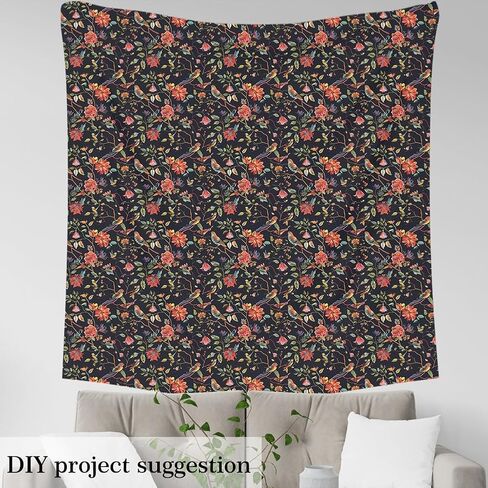 Feelyou Green Peacock tepholstery Accords for Chairs Fird Tropical Birds Fabric by the Yard Farmhouse Garden Decorative Voreproof Viropic More Tropical More in Saudi Arabia