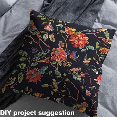 Feelyou Green Peacock tepholstery Accords for Chairs Fird Tropical Birds Fabric by the Yard Farmhouse Garden Decorative Voreproof Viropic More Tropical More in Saudi Arabia