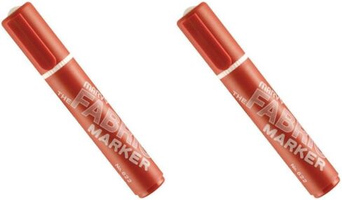 UCHIDA 622-C-65 Marvy Broad Point Fabric Marker, Cherry, 1 Count (Pack of 2) in Kuwait
