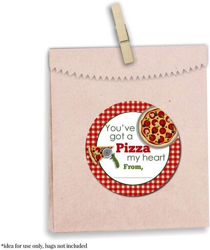 You Make My Heart Pop Fun Popcorn Themed Valentine Party Favor Sticker Labels for Kids, 40 2" Party Circle Stickers by AmandaCreation, Great for Classroom Valentines, Envelope Seals, Gifts, Treats in Saudi Arabia