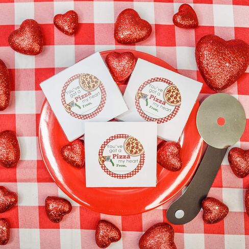 You Make My Heart Pop Fun Popcorn Themed Valentine Party Favor Sticker Labels for Kids, 40 2" Party Circle Stickers by AmandaCreation, Great for Classroom Valentines, Envelope Seals, Gifts, Treats in Saudi Arabia