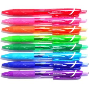 Uni Jetstream Color Point Pen ، 0.7 مم ، 8 ألوان مجموعة (استيراد اليابان) [حزمة Komainu-dou الأصلية]