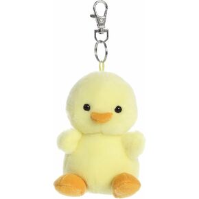 AURORA® PALM PALL PALS ™ Betsy Chick ™ Clip -On - Pwan Collectible Plush for Kids and Comple - مثالي لحقائب الظهر وهدايا أعياد الميلاد - أصفر 4 بوصات