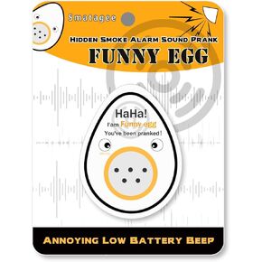 Smatagee Funny Egg Meowing Cat Hidden Annoying Prank Joke Gag Sound,Mini Hidden Prank Noise Maker for Adults,April Fool's Day Practical Joke,Gag Gifts,Small Size Prank at Home,Office