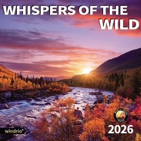 2026 Wall Calendar,Calendar 2026, July 2025 - December 2026, Wall Calendar Whispers Of The Wild, 12" x 24" Opened,Full Page Months Thick & Sturdy Paper for Gift Perfect Calendar Organizing Planning