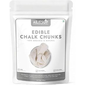 KAMENKA Edible Chalk Chunks (Lump) Natural Edible Clay,7oz(200g)