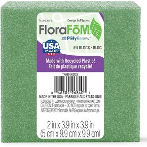 FloraCraft FloraFōM Block 2 Inch x 3.9 Inch x 3.9 Inch Green