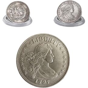 Liberty Dollar Coins, American Liberty Coins, United States of America Coins, Challenge Coin, Unique Souvenirs and Collectible Coins,Replica of Distressed Craftsmanship（1795）