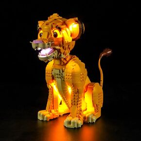 BRIKSMAX Light Kit for Lego-43247 Simba The Lion King - Compatible with Lego Disney Building Set- Not Include Lego Set