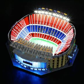 LED Light Kit Compatible with Lego Camp NOU – FC Barcelona - Lighting Set for Creator 10284 Building Model (Model Set Not Included)