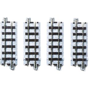 Kato Narrow Gauge Unitrack Track Straight Track 2.4 بوصة (62 مم) ، حزمة من 4 ، 52-140 مستلزمات السكك الحديدية النموذجية