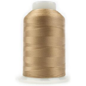 Thorough Wonderfil Threads Decobob Soft Tan ، بوليستر من القطن ثنائية الطبقات ، 80wt