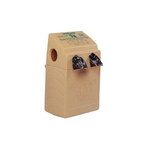 DOGIPOT 1006-2 DOGVALET Includes Litter Bag Rolls and Liner Trash Bags, Polyethylene, Sand Beige