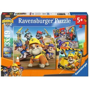 Ravensburger Kinderpuzzle - 12004168 Rubble & Crew - Puzzle for Kinder ab 5 Jahren, mit 3x49 Teilen