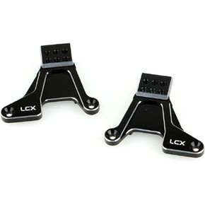 LCX Racing 1/10th RC Crawler Car Aluminum Adjustable Rear Shock Hoop Tower Shock Absorbers Bracket for Traxxas TRX4, Upgrades Parts Accessories