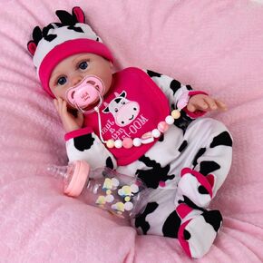 Aori Reborn Baby Bird Doll ، 22 في دمى الأطفال حديثي الولادة ، أطفال رائعتين من النابضين عن الحياة ، وهدايا طفل من جديد موزونة من جديد.