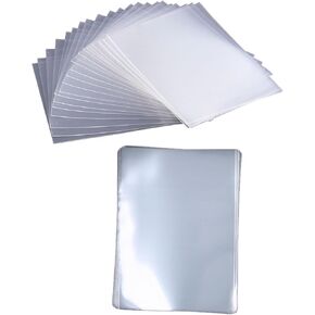 100 قطعة من الأكمام الصافية بطاقة Penny Card Card Sleeves البلاستيك الأكمام لينة البطاقة الناعمة واحدة واحدة حماية بطاقة فتح بطاقة لبطاقات التداول صور بطاقات البيسبول ، 58 × 89 ملم