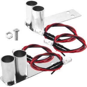 محاكاة المعادن أنبوب العادم أنبوب الذيل LED معدل ومحاكاة المعادن أنبوب العادم LED LED