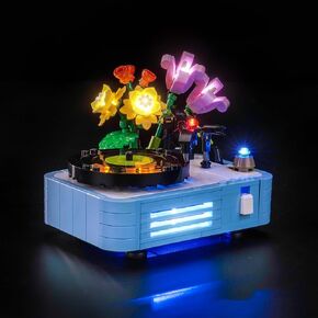 BrickBling LED Light Only, Compatible with Lego Creator 3 in 1 Record Player with Flowers 31172-Not Come with Model