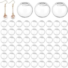 PH Pandahall 200pcs كرات زجاجية صغيرة 10 مم زجاجة زجاجة زجاجية زجاجية صغيرة كرات زجاجية زجاجية زجاجية كروية كروية كروية الكرة المجوفة لأشعة فوق البنفسجية صنع مجوهر