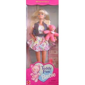 Barbie - Teddy Fun Barbie Doll - Hills Special Edition - 1996 Mattel