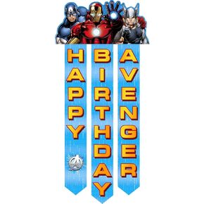 Avengers 'Assemble' Banner Happy Banner (1CT)