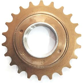 CDHPOWER Durable 22T Freewheel Single Speed Bicycle Brown Free Wheel for Bike -Gas Motorized Bike/MTB