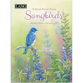 Lang, Songbirds Monthly 2026 Pocket Planner