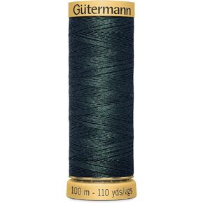 غابة Gutermann Natural Cotton 110 ياردة أسود (103C-8100)