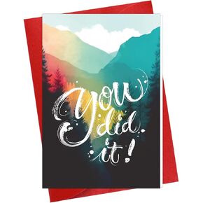 FLYAB Funny Graduation Card - Graduates Class of 2025 Graduation Greeting Cards with Envelope Congratulations Grad Gift Card for Her Him High School College Graduates Seniors