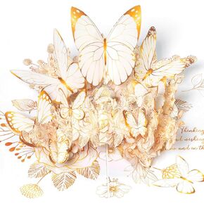 Goodbye Is Not Forever Sympathy Pop Up Greeting Card, Quilling Card for Loss of Mom, Dad, Mother, Father, Child, Grandma, Grandpa, Pet, Memorial, Bereavement, Condolence or Thinking of You Gift