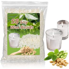 حبات شمع الصويا لصنع الشموع-Sukh Natural Soy Candle Supplies Paraffin الخالية من الشمعات الخالية من الشمع