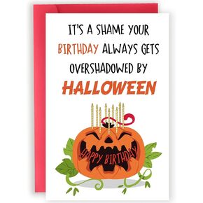 Creepy Michael Myers Birthday Card, Horror Movies Killer Bday Card, Halloween Bday Gfits, Mike Myers Birthday Decorations, You Blow Out The Candle