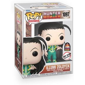 Pop Anime: Hunter X Hunter (HxH) - Illumi Zoldyck LA Comic Con Limited Edition Exclusive Vinyl Figure Included with Box Protector Compatible for Funko