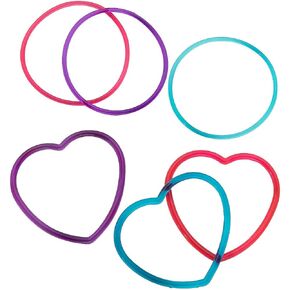 Fun Express Plastic Bangle Bracelets - Jewelry - 24 Pieces