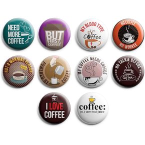 أزرار CREANOSO المرح للمسرح الأزرار pinback (1 مجموعة × 10 أزرار) - حوافز مكافأة الفصول الدراسية للرجال نساء - تخزين الحفلات الحفلات - دبوس التبعية للبالغين