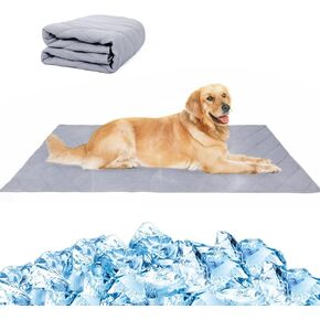 بطانية التبريد الصيفية Nacoco Pet Summer 31.5 "× 43.3" توافر مزدوج على الوجهين.
