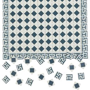 200 PCS ، Dollhouse Flooring ، 1:12 Scale Doll House Tiles ، Miniature Dollhouse Accessories ، LEMORUCIO!