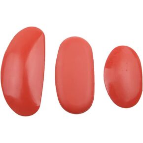 3 PCS Mud Tools 3 أحجام فوتري الطين ضلوع الأضلاع الخزفية الناعمة لفنانين الطين الفخار