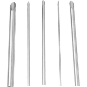 5Pcs Stainless Steel Pottery Circle Cutter Set, Clay Sculpting Tools Round Hole Cutter for Pottery Ceramic and Sculpture